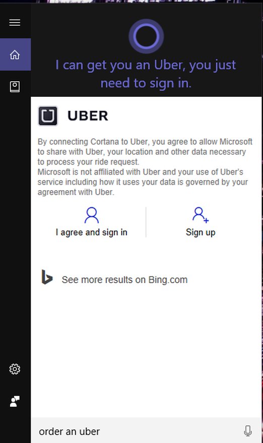 Win10版微软小娜能做的15件酷事：讲笑话、打车、唱歌...